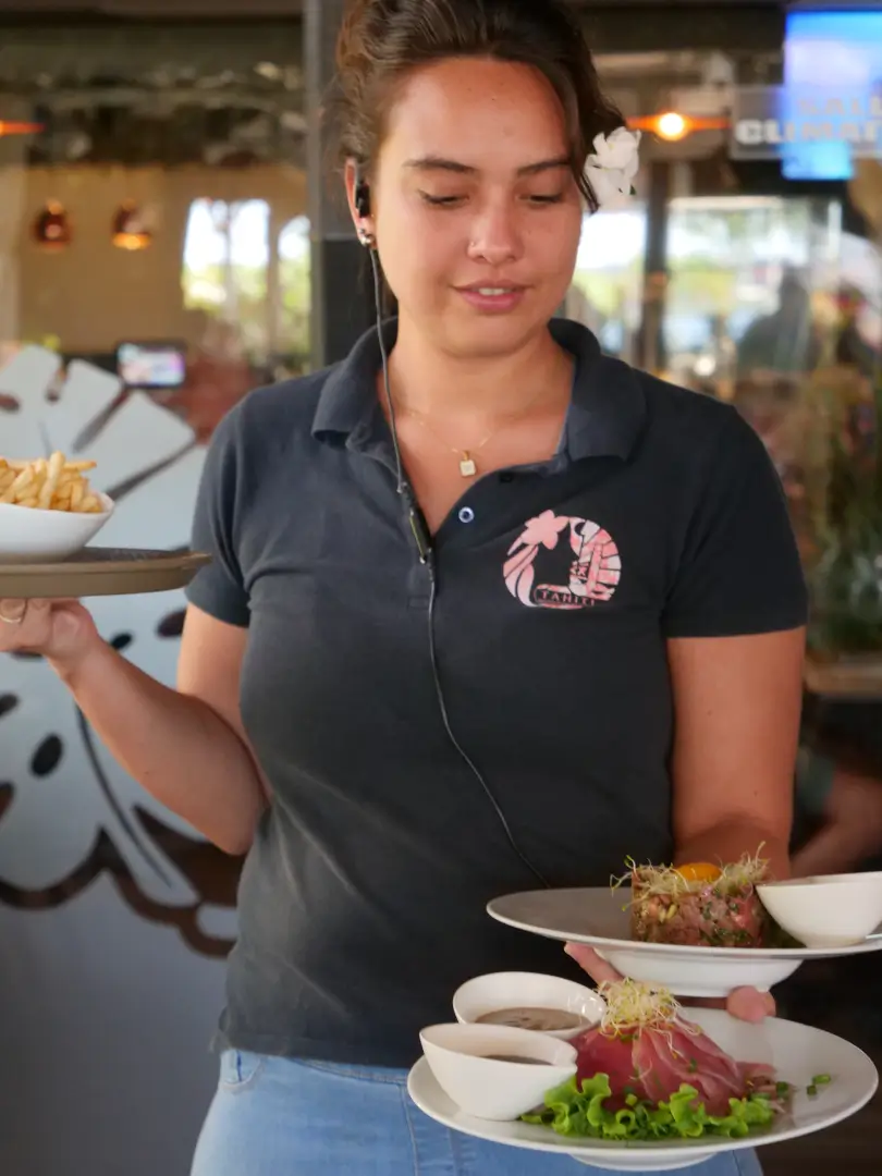 Vue extérieure du restaurant