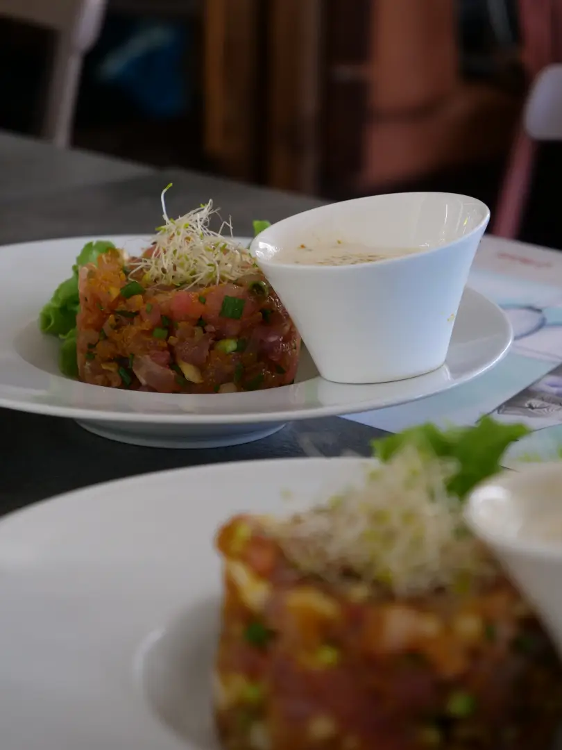 Perspective extérieure du restaurant