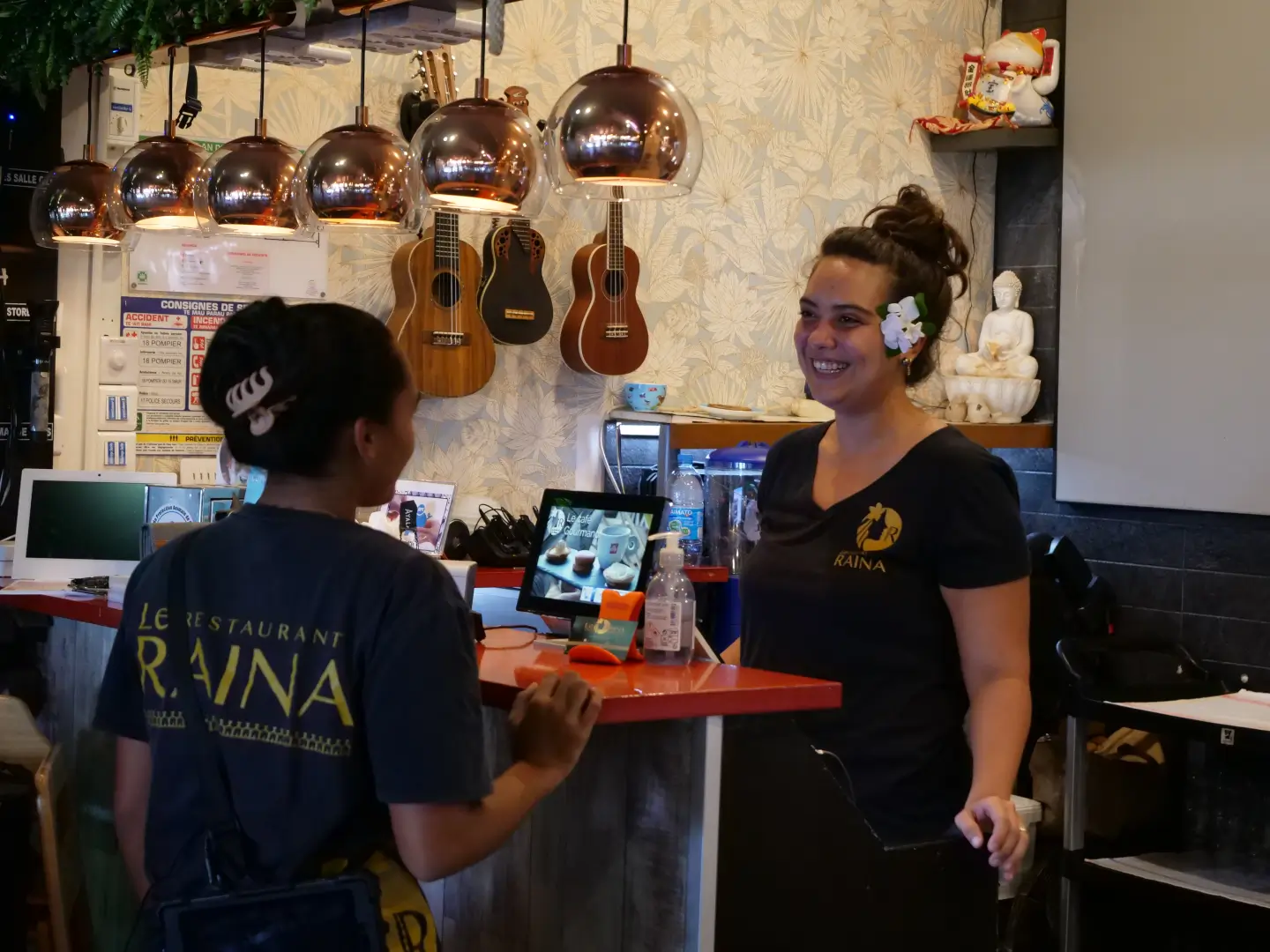 Vue panoramique du restaurant